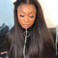 Natural Kinky Straight Lace Frontal Wig