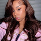 Brown #4 Body Wave Lace Frontal Wig
