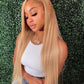 Pre Customized | Honey Blonde #27 Straight Lace Frontal Wig