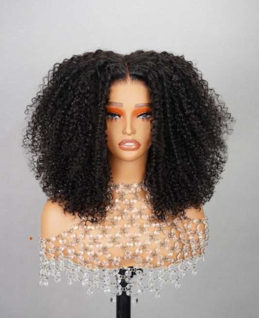 Pre Customized | Super Natural Curly 6x6x1 Lace Wig