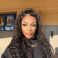 (RUSH) Water Wave 24 Inch Lace Frontal Wig