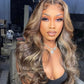 (RUSH) Balayage Colored Body Wave Lace Frontal Wig