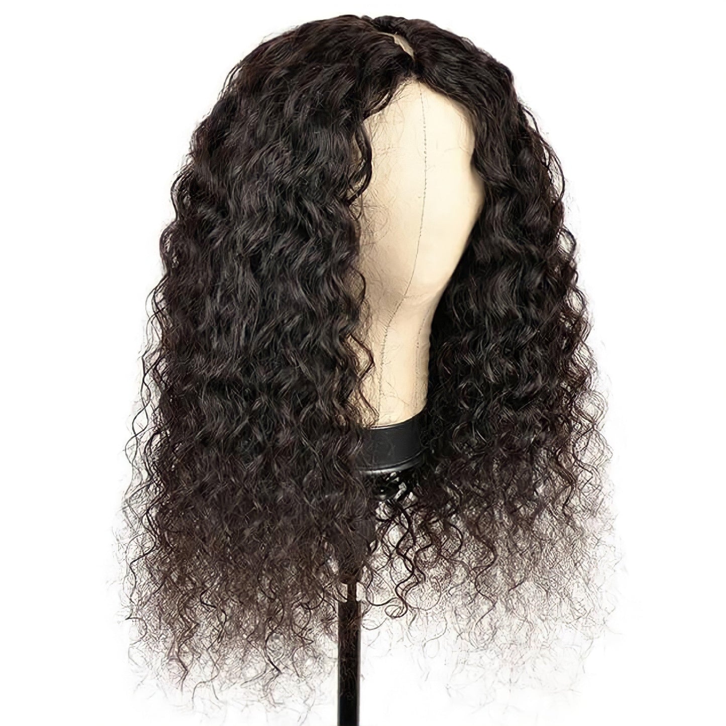 Water Wave Curly Thin V Part Wig - SheSoPrada