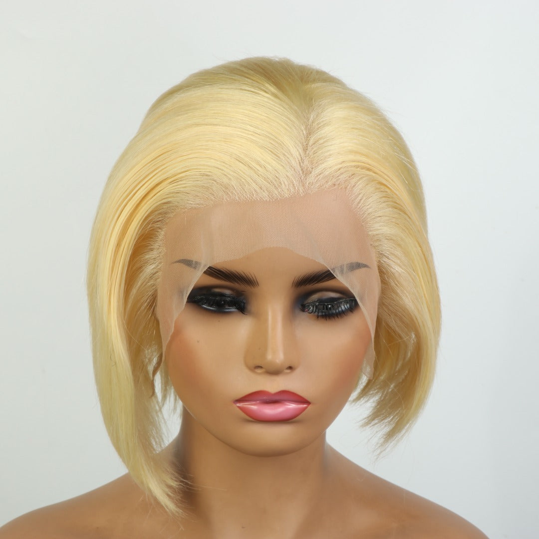 Blonde 613 Short Pixie Cut Straight Wig