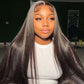 (VD) Black Straight Lace Frontal Wig 13x4