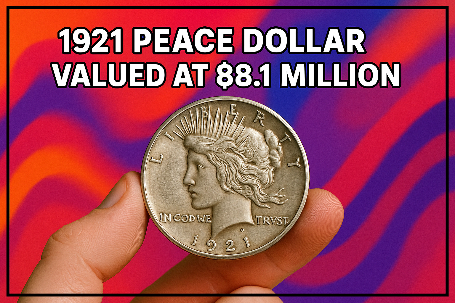 The 1921 Peace Dollar Valued at $8.1 Million, Still in Circulation