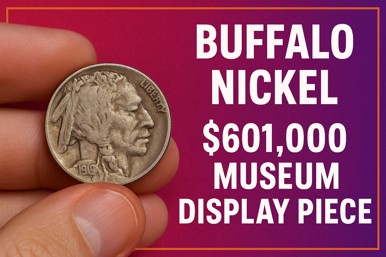 The Buffalo Nickel That Paid for Pizza — Now a $601,000 Museum Display Piece