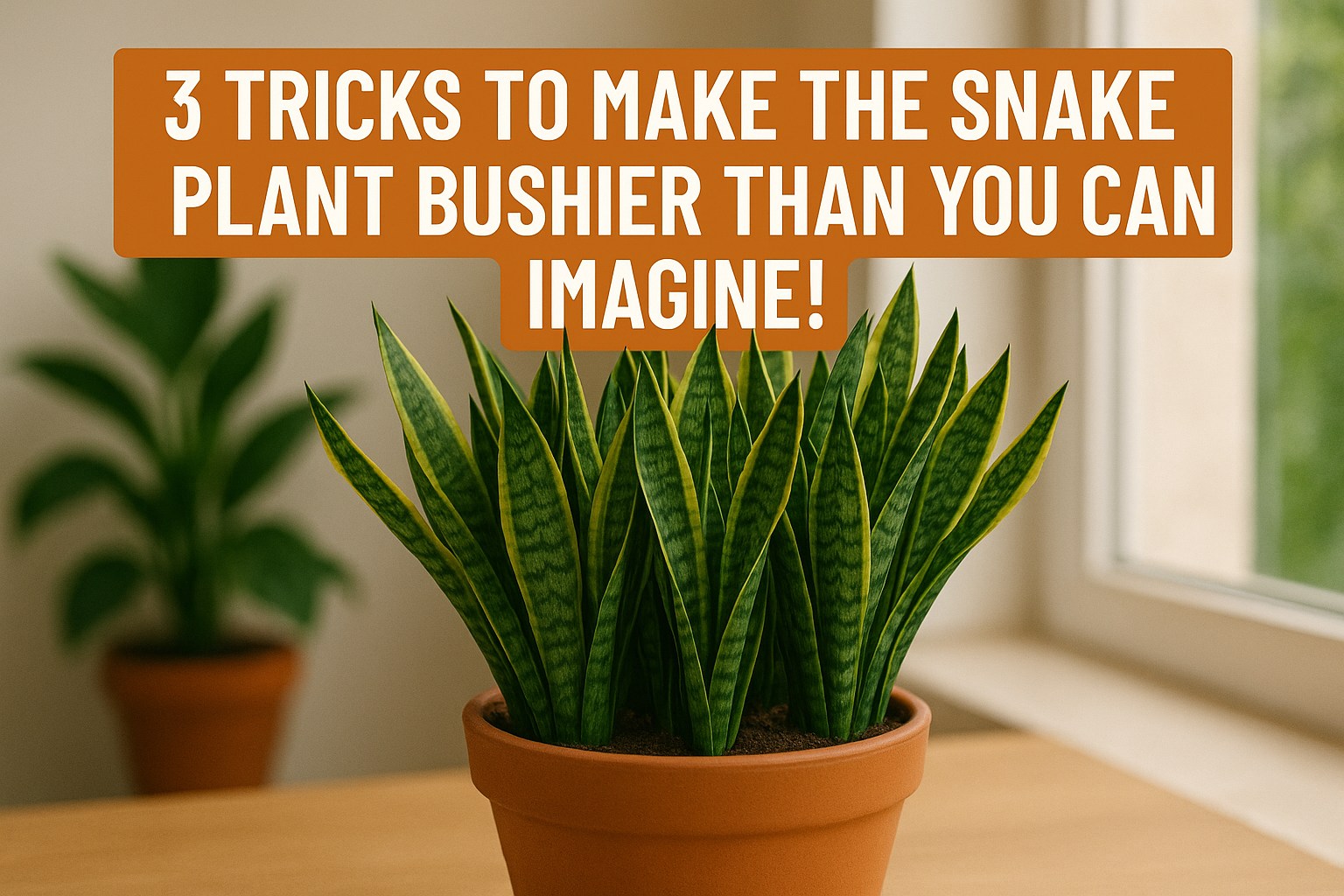 3 Tricks To Make The Snake Plant Bushier Than You Can Imagine!