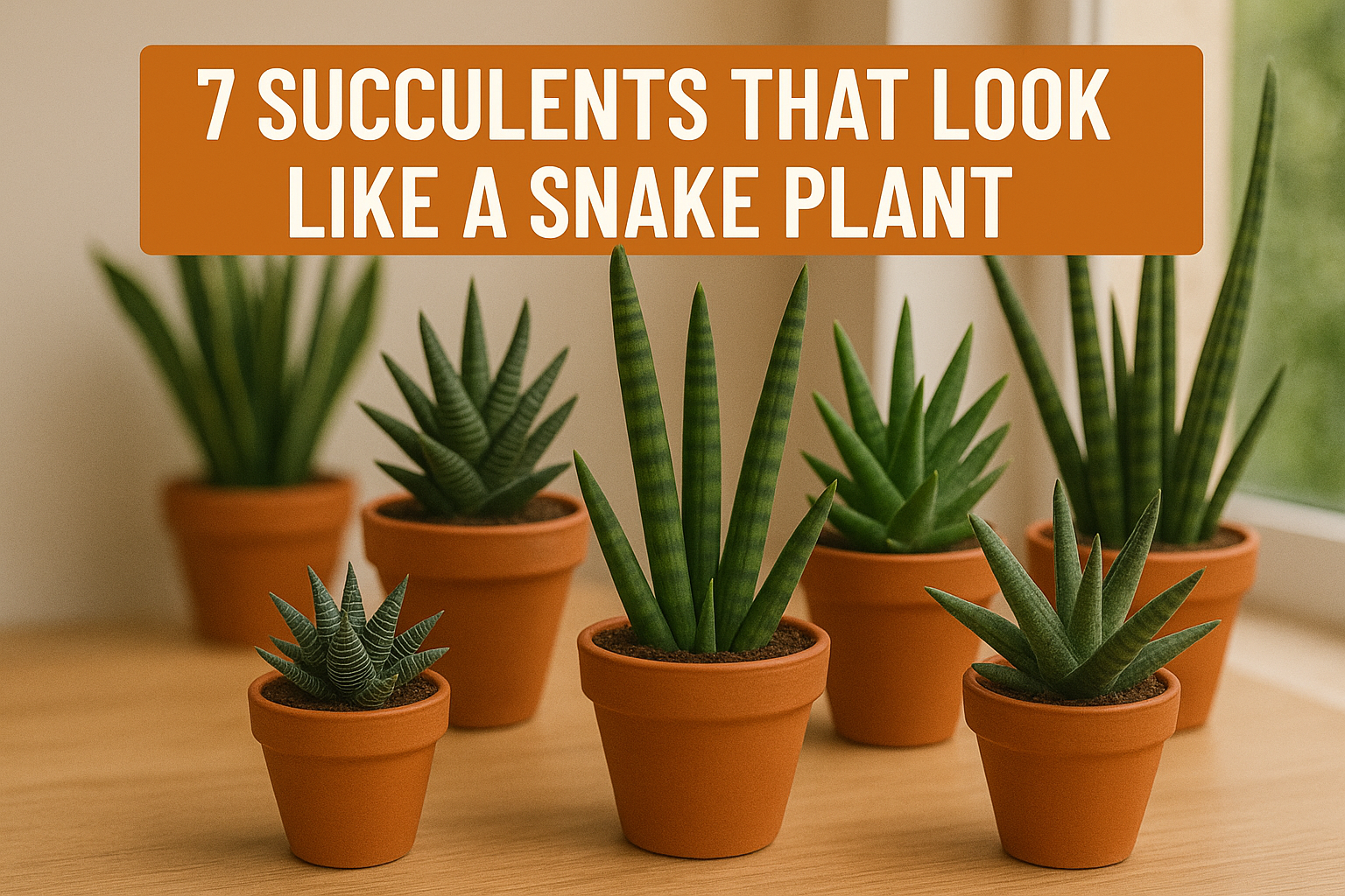 7 Succulents That Look Like a Snake Plant—Easy & Stylish Alternatives