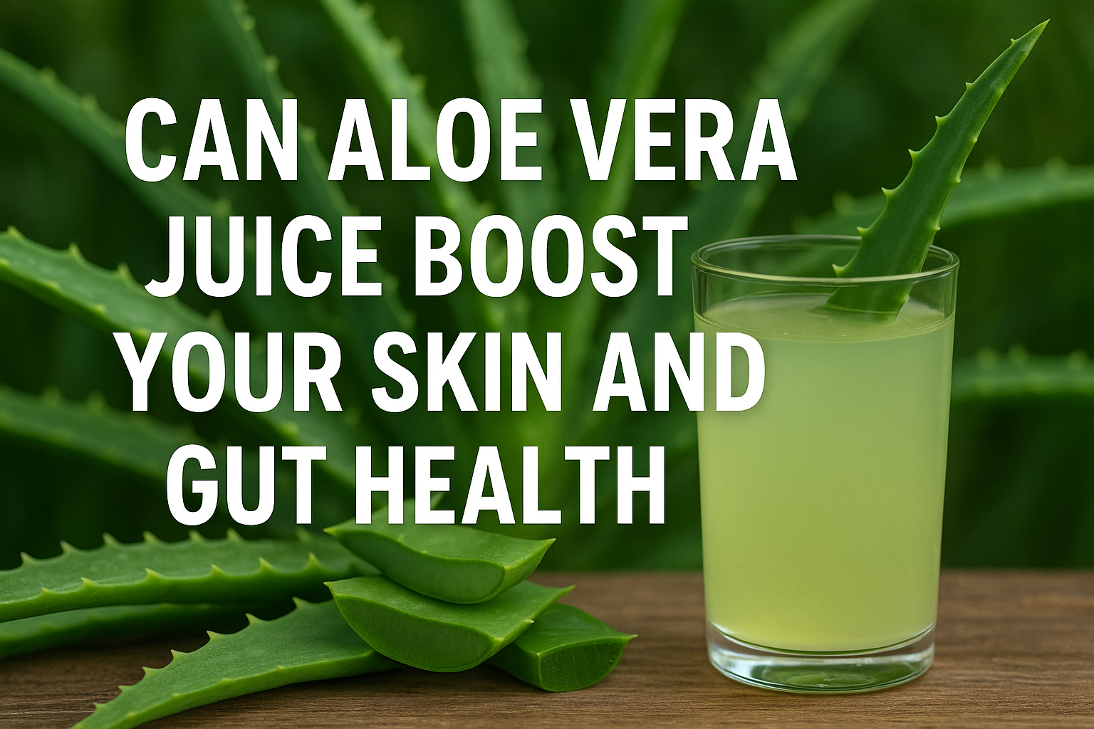 Can aloe vera juice boost your skin and gut health? A dietitian and doctor weigh in