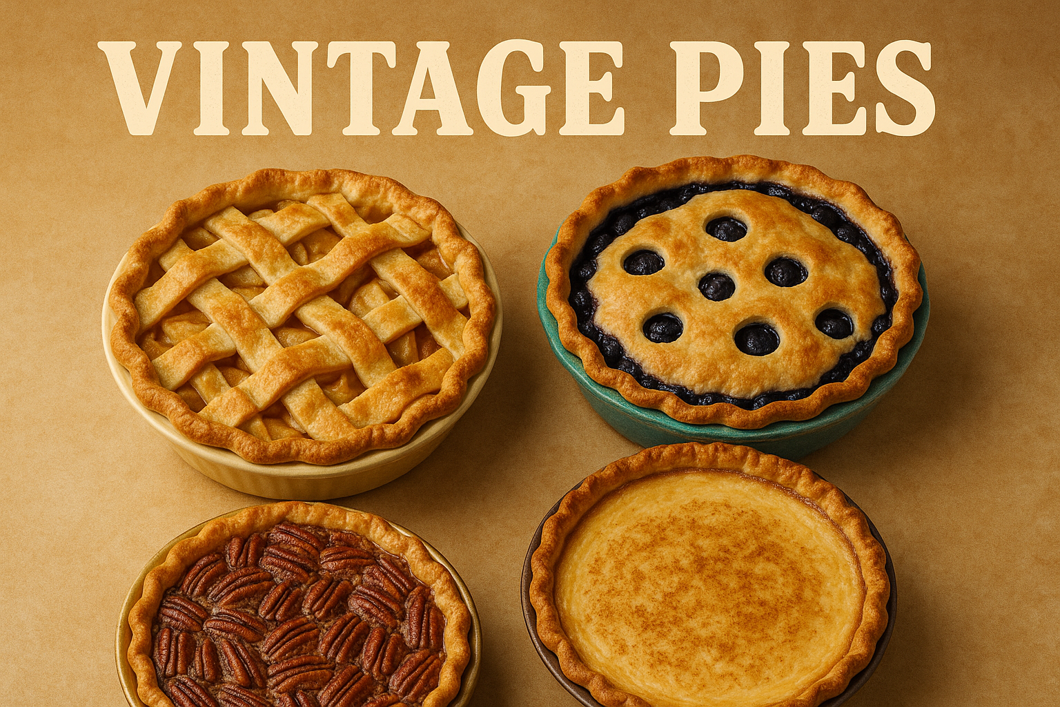 18 Vintage Pies From Grandma's Recipe Box