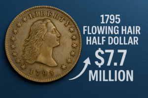 The 1795 Flowing Hair Half Dollar Valued at $7.7 Million, Still in Circulation?