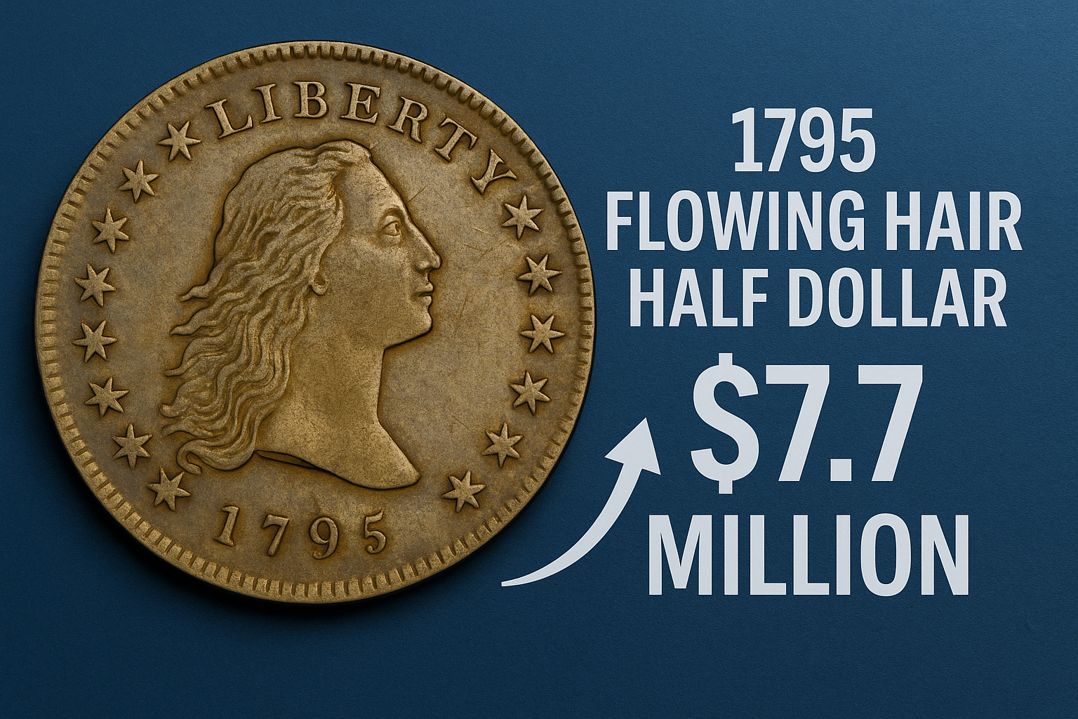 The 1795 Flowing Hair Half Dollar Valued at $7.7 Million, Still in Circulation?