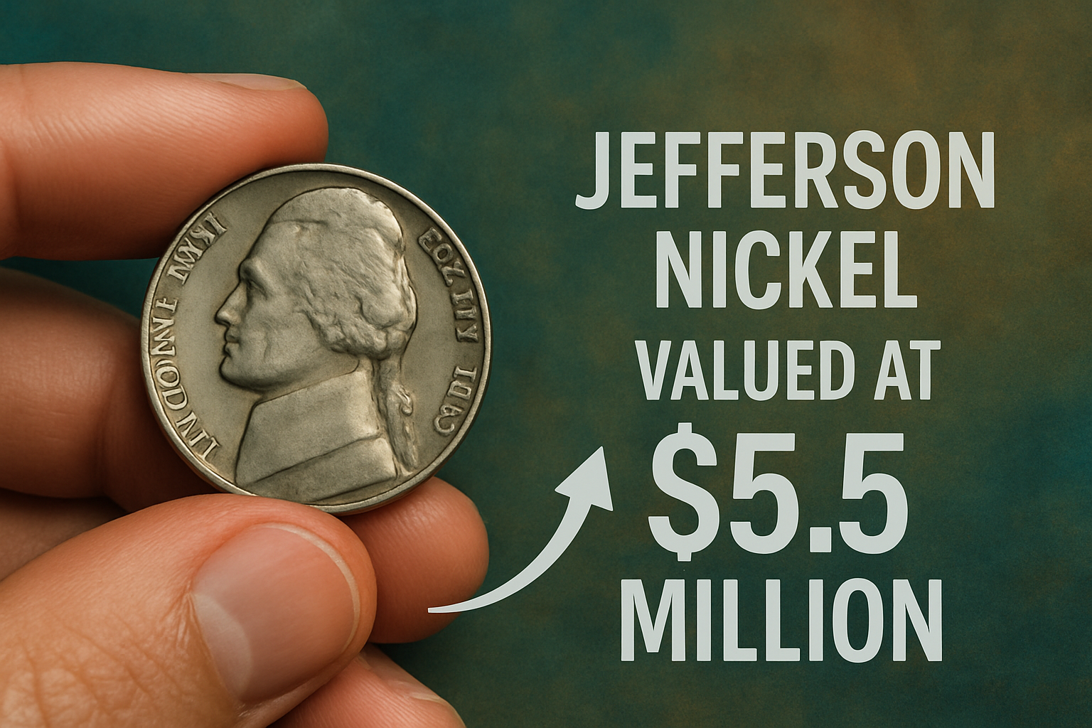 The Jefferson Nickel Valued at $5.5 Million, Still in Circulation