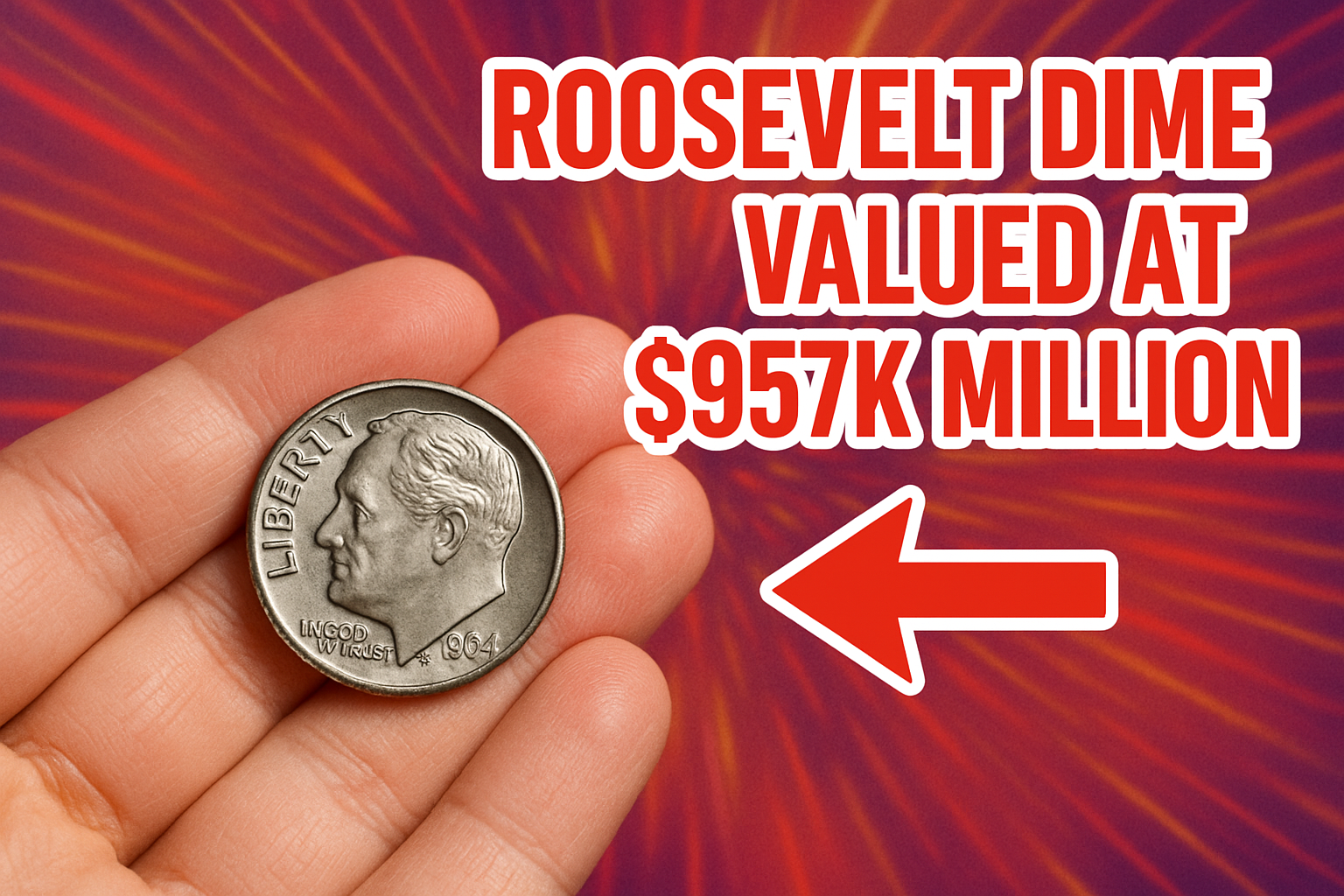 Roosevelt Dime Valued at $957K Million