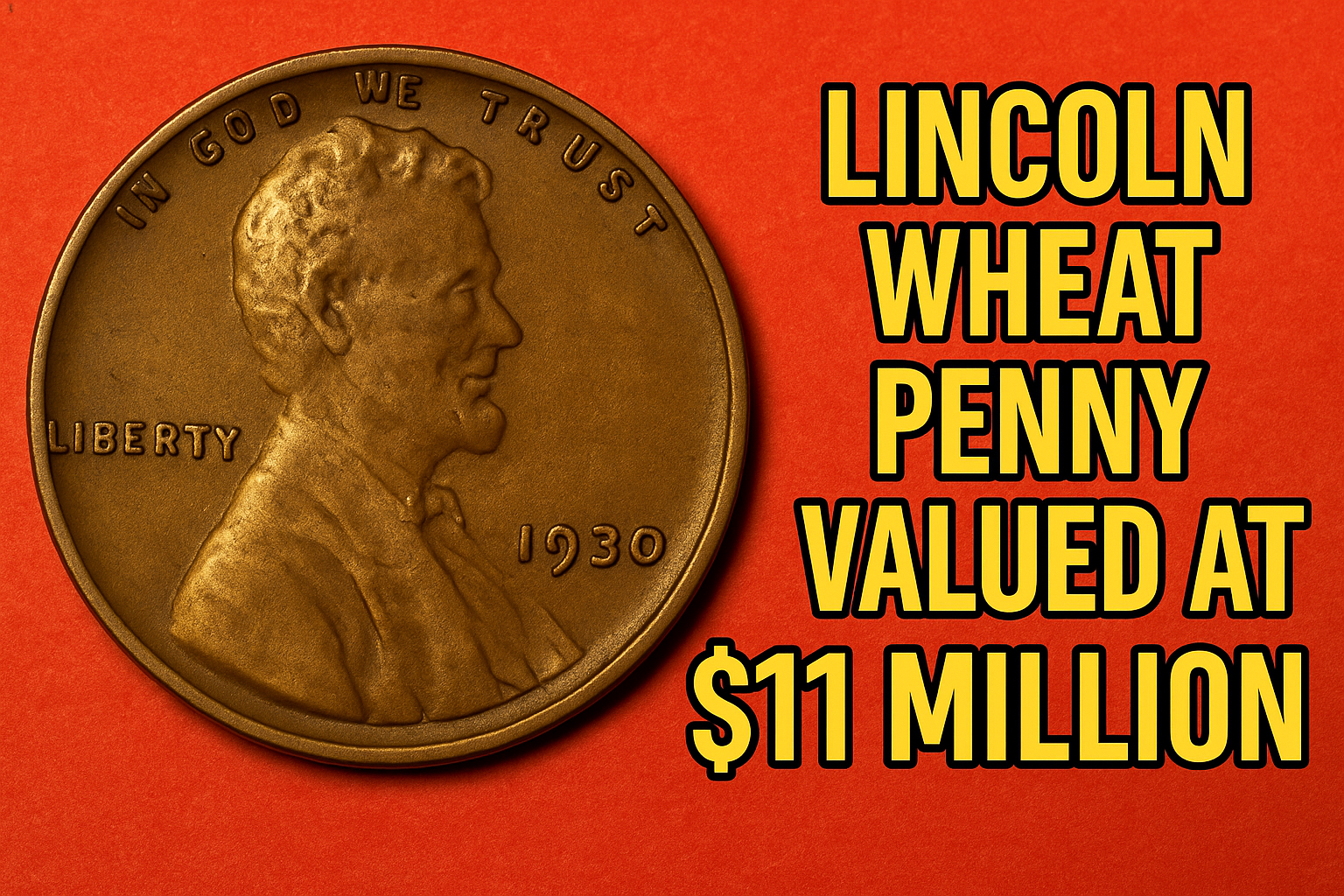 The Lincoln Wheat Penny Valued at $11 Million, Still in Circulation?