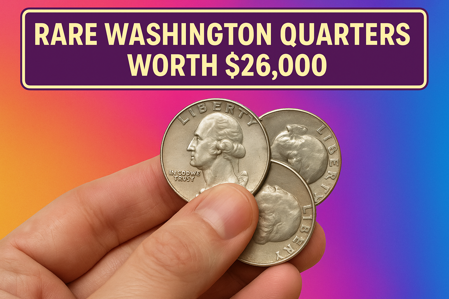 9 Rare Washington Quarters Worth $26,000 Each – Are You Holding One?