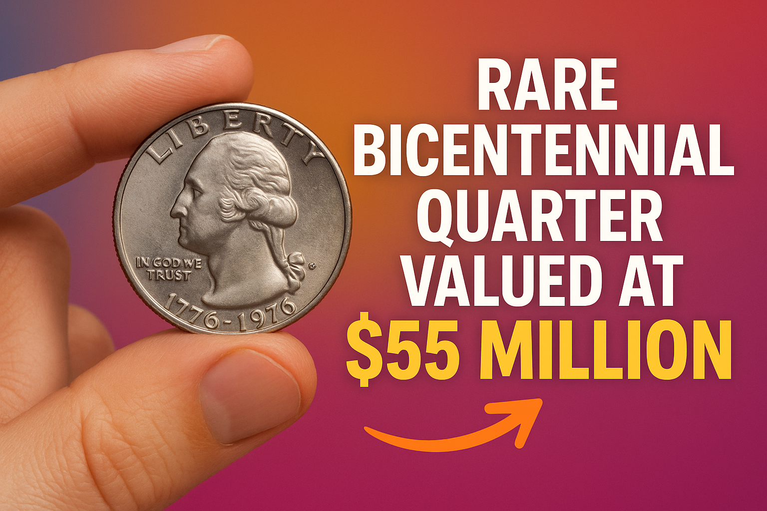 The Rare Bicentennial Quarter Valued at $55 Million, Still in Circulation