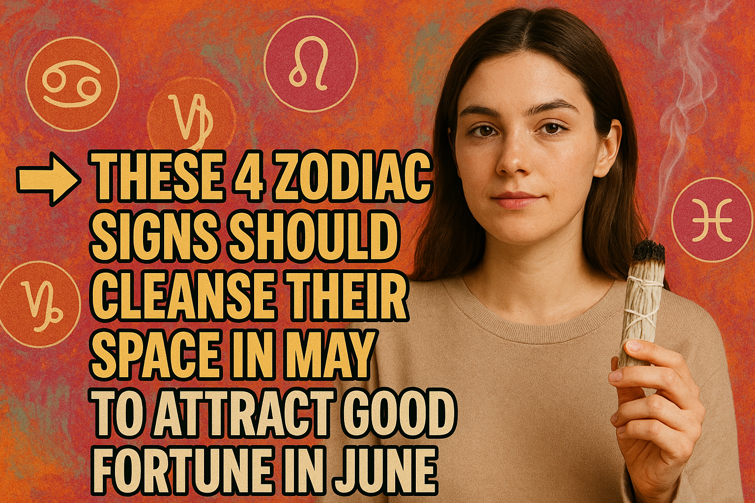 These 4 Zodiac Signs Should Cleanse Their Space in May to Attract Good Fortune in June