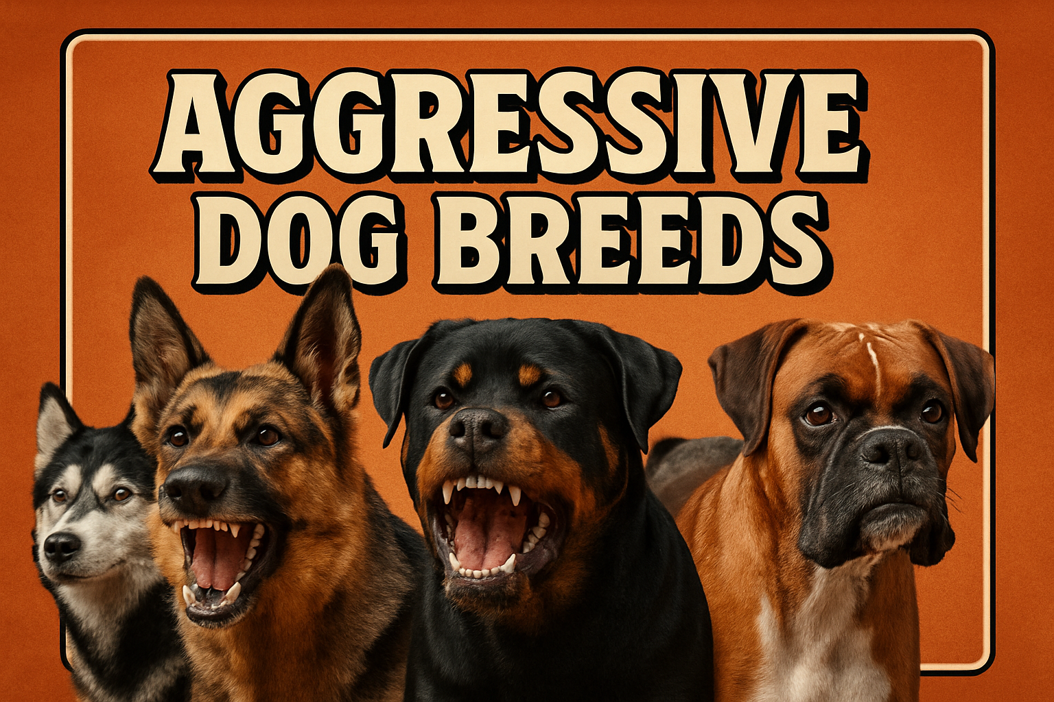 9 Aggressive Dog Breeds That Require Experienced Owners