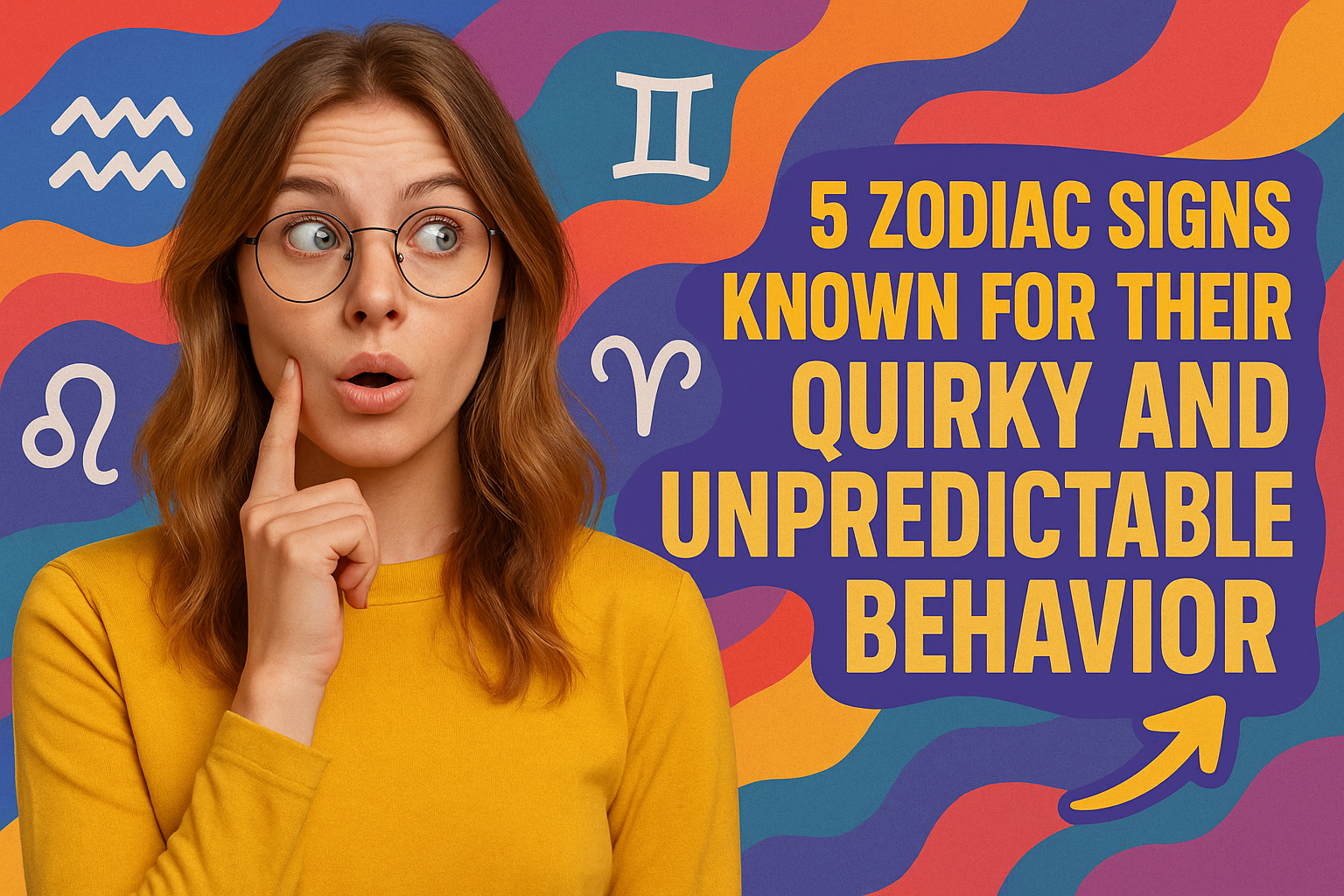 5 Zodiac Signs Known for Their Quirky and Unpredictable Behavior