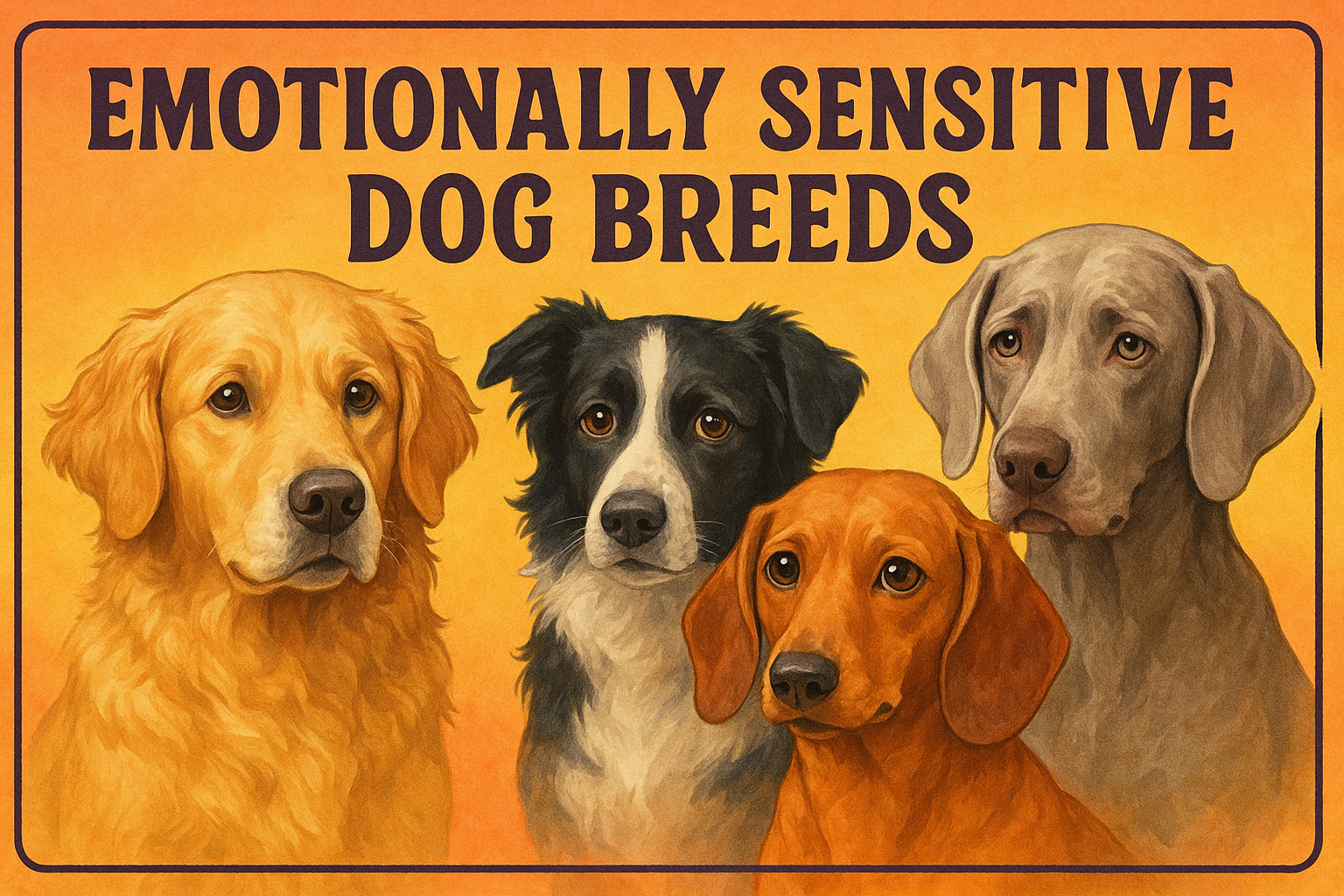 Top 7 Emotionally Sensitive Dog Breeds for a Close Bond
