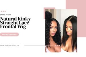 Natural Kinky Straight Lace Frontal Wig